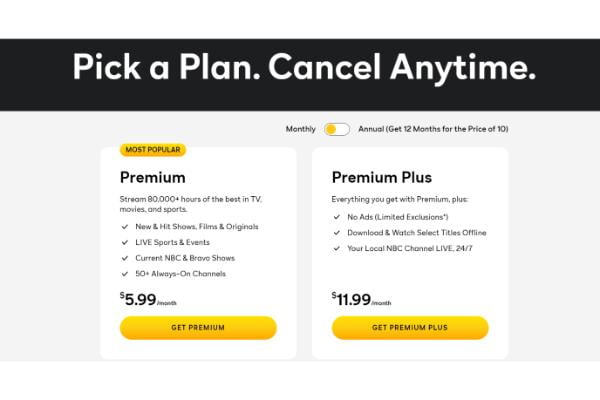 Pick a plan