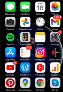 Open the "Settings" app.