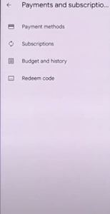 Tap on "Subscriptions" to view a list of your active subscriptions