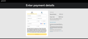 payment information