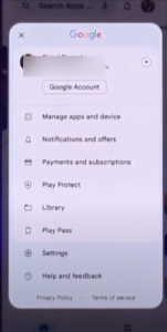 Tap on your profile icon in the top right corner of the screen.