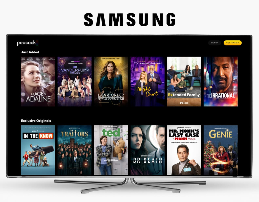 Restart Peacock App Samsung Smart TVs
